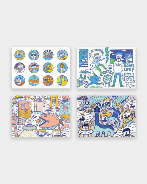 ADDY DEBIL: Artprint Set (4 pcs)